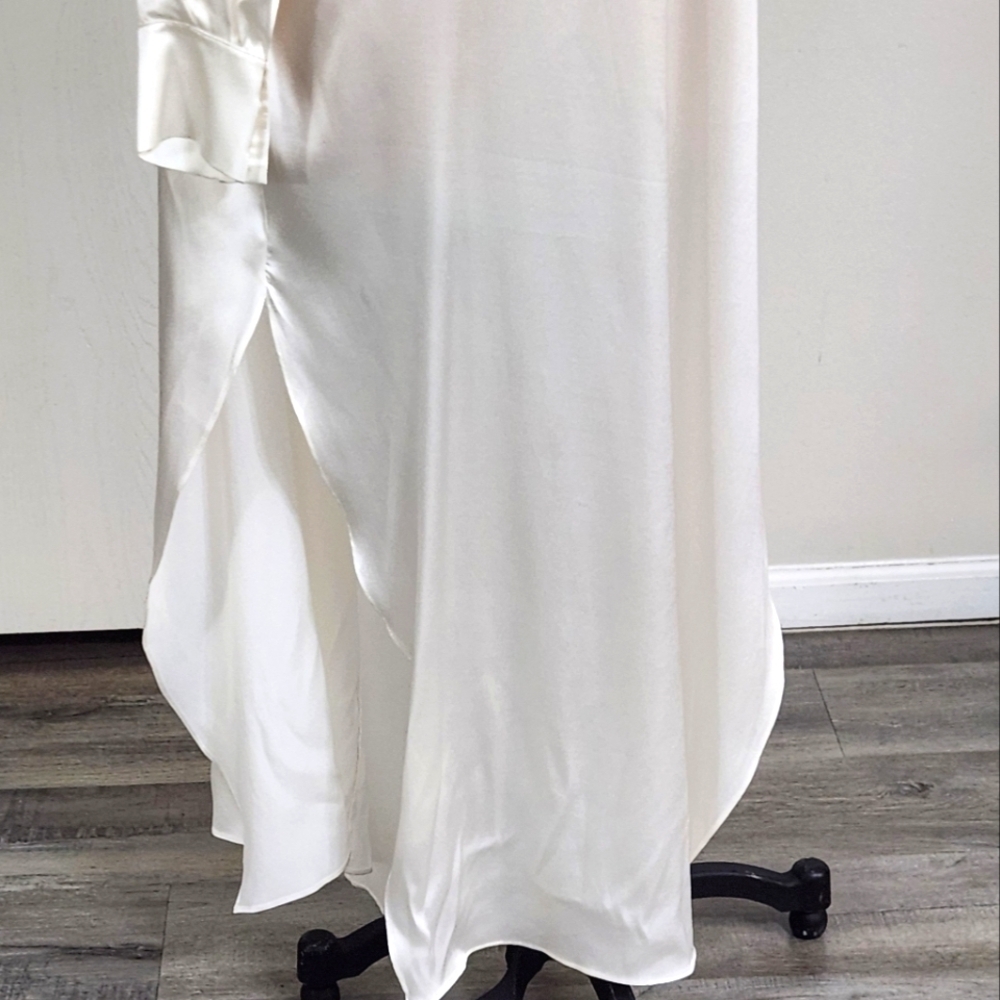 Nackiye One Shoulder Silky Dress — image 7 of 8